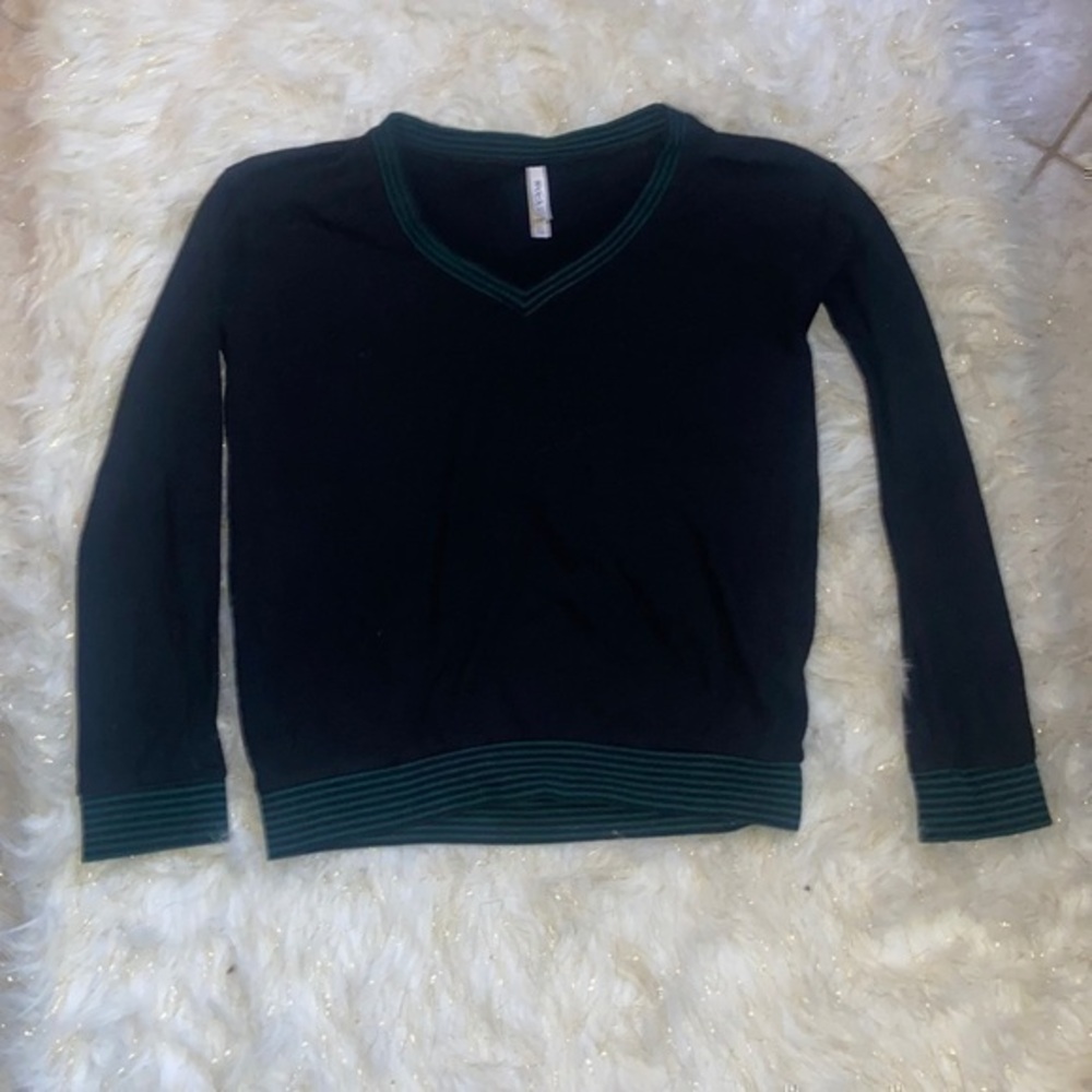 RVCA || Sunday Collection Sweater {Black & Green}